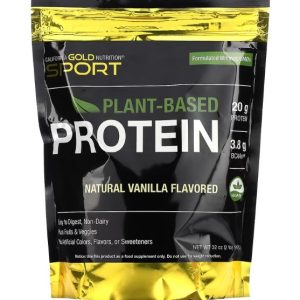 California Gold Nutrition, SPORT - Vegan Protein Vanilla, 2 lbs Pouch